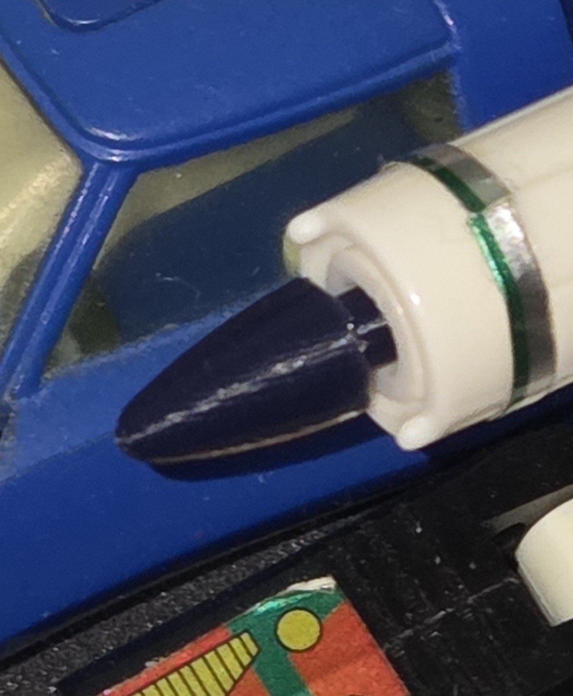 Transformers Diaclone Tracks 3D Printed Replacement Missile Set of x2 Dark Blue