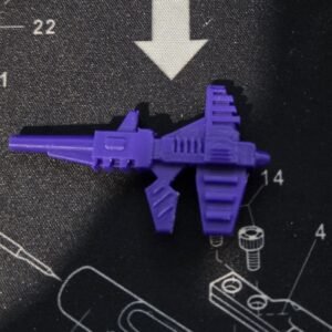 Transformers G1 Blitzwing 3D Printed Replacement Gun Made Of Special Purple ABS