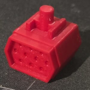 Transformers G1 Grandus 3D Printed Replacement Missile Battery Red PLA
