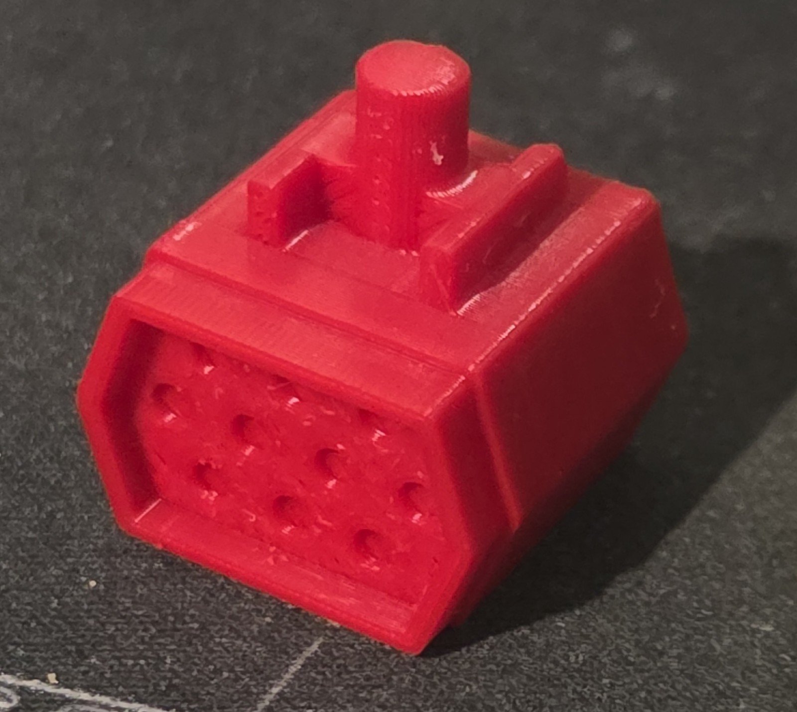 Transformers G1 Grandus 3D Printed Replacement Missile Battery Red PLA