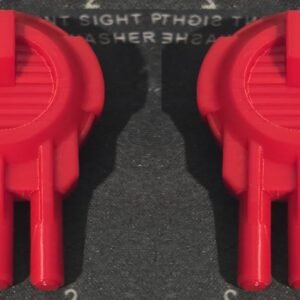 Transformers G1 Grandus 3D Printed Replacement Triple Cannon Set Of x2 Red PLA