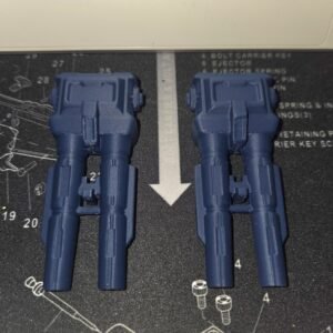 3D Printed Transformers G1 Grand Fortress Maximus Replacement Leg Cannons Set x2