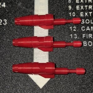 Transformers G1 Red Alert 3D Printed Replacement Missiles Set Of x3 Red