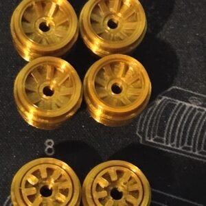 Transformers G1 Optimus Prime 3D Printed Replacement Rims Set Of x6 Gold PLA
