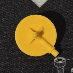 Transformers G1 Grandus Dag Base 3D Printed Replacement Round Satellite Yellow