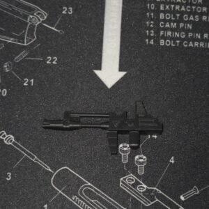 3D Printed Replacement Transformers G1 Grapple & Inferno Gun Black PLA