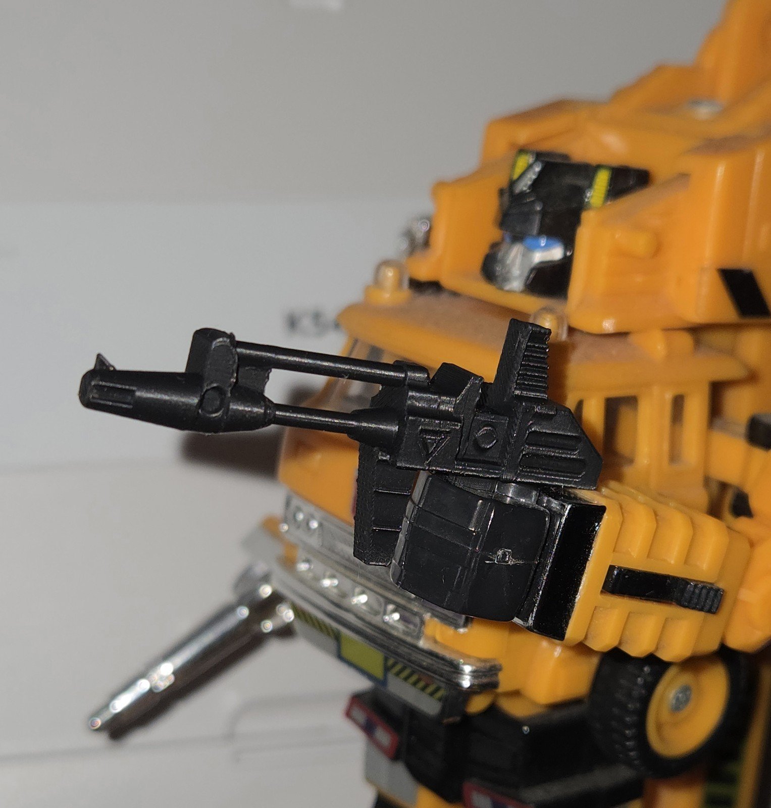 3D Printed Replacement Transformers G1 Grapple & Inferno Gun Black PLA - Image 5