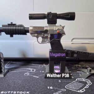3D Printed Worlds Smallest Custom Stand Monopod Stock Silencer For WST Megatron