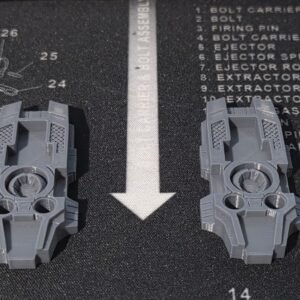 Transformers G1 Monstructor 3D Printed Replacement Feet Set Of Two Left & Right