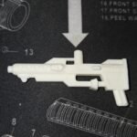 Transformers G1 Ultra Magnus 3D Printed Replacement Gun With 2 Post
