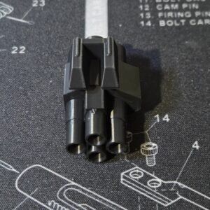 3D Printed Transformers G1 Whirl Photo Beam Rifle Black PLA +