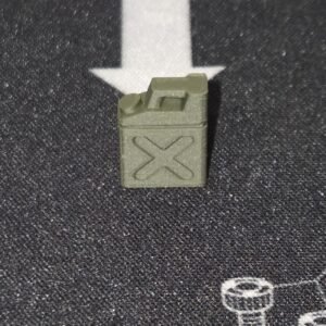 (💥 3D PRINTED 💥) Replacement Gas Can For Transformers G1 Hound Jeep Army Green