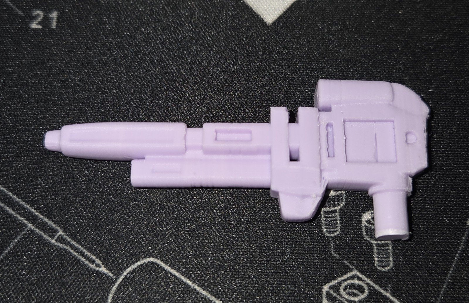 Transformers G1 Monstructor 3D Printed Replacement Main Gun Pastel Purple PLA