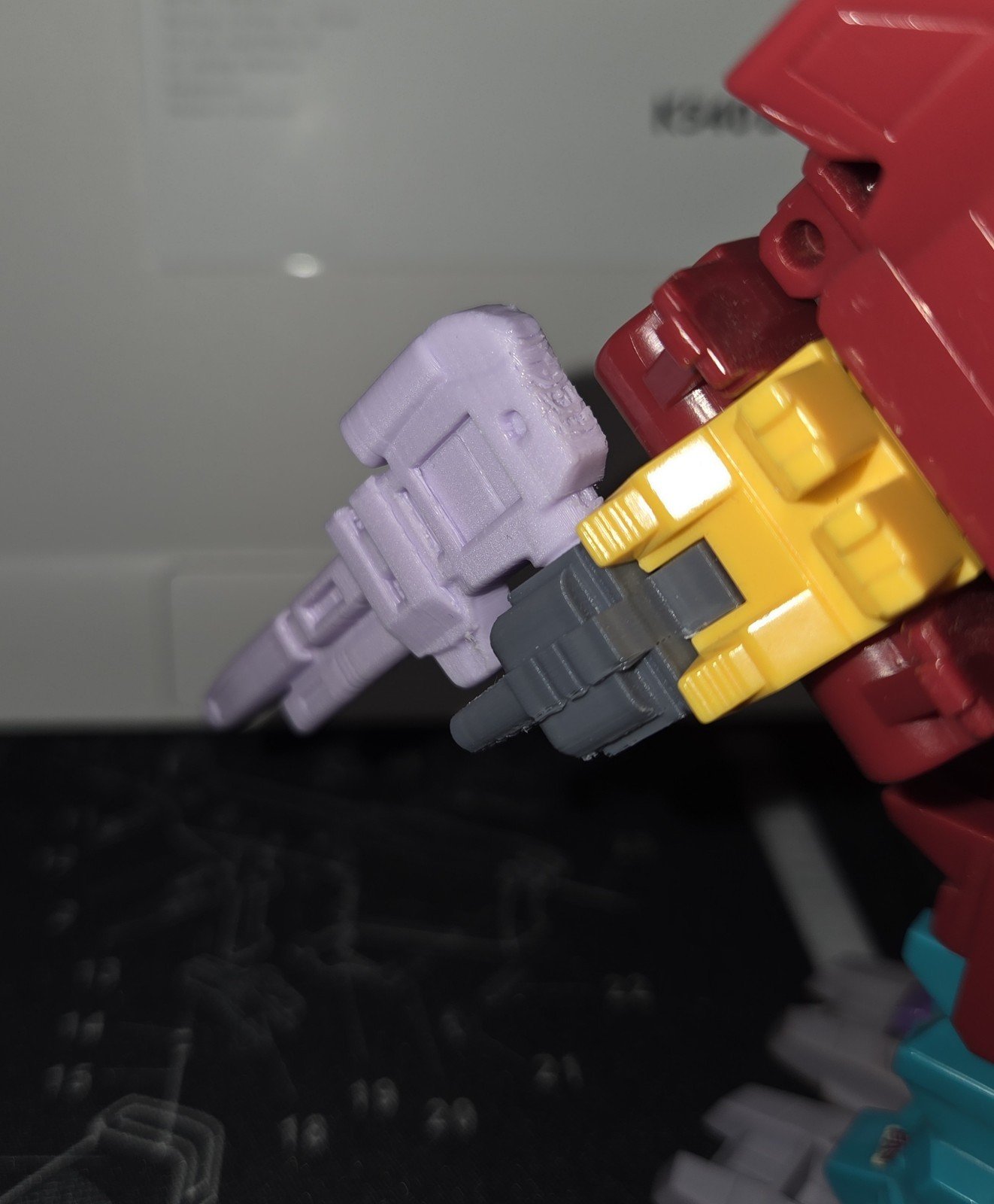 Transformers G1 Monstructor 3D Printed Replacement Main Gun Pastel Purple PLA - Image 5