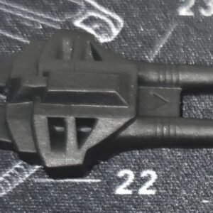 Transformers G1 Rairyu Dinoking 3D Printed Replacement Blaster Black ABS Resin