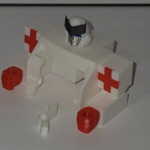 Transformers G1 Ratchet 2.0 3D Printed Head Chest & Arms Upgrade Only