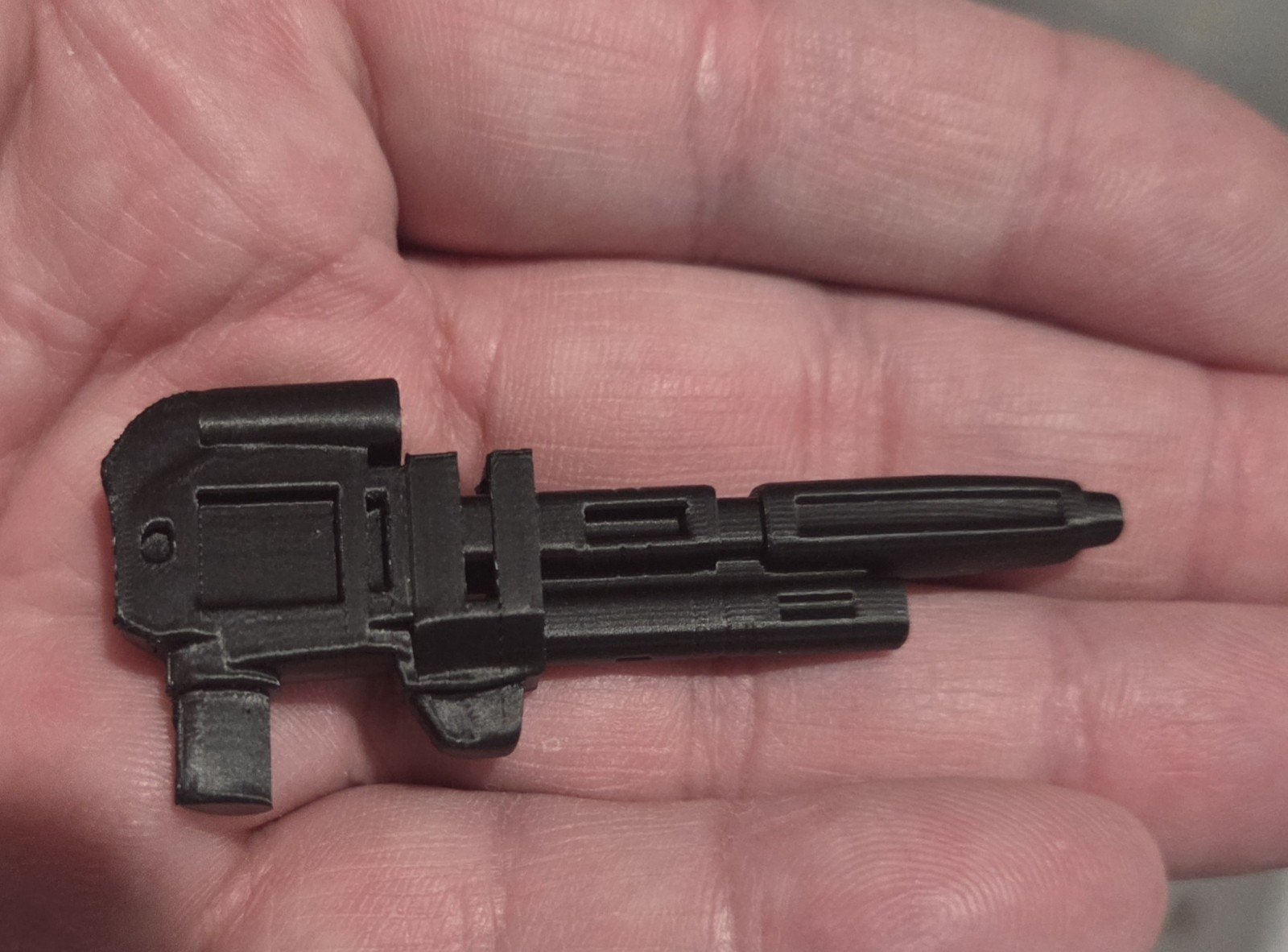 Transformers G1 Dinoking 3D Printed Replacement Main Gun Black PLA - Image 3
