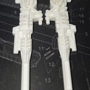 3D Printed G1 Greatshot Replacement Guns Set of x2 Both Guns 3D Printed WhitePLA