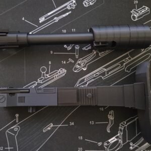 3D Printed Custom Stock & Barrel Extention Kit For Transformers G1 Megatron