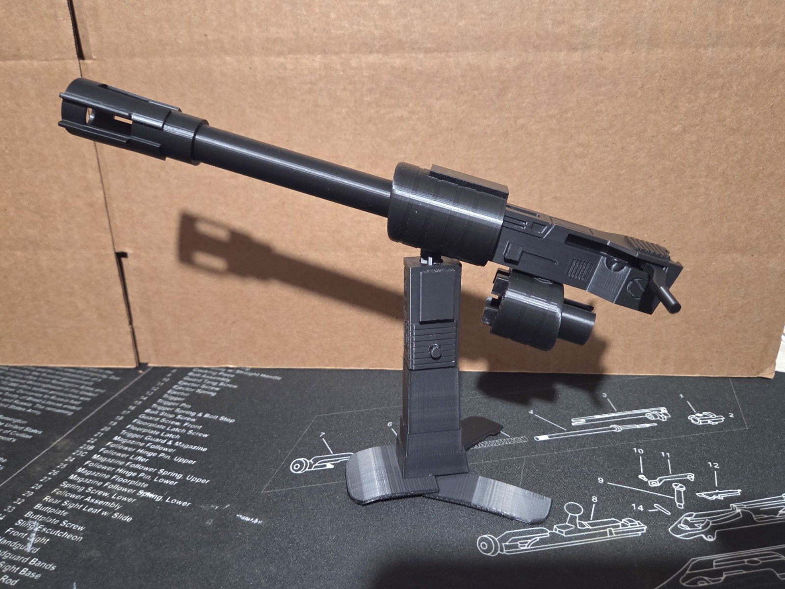 3D Printed Custom Stock & Barrel Extention Kit For Transformers G1 Megatron - Image 8