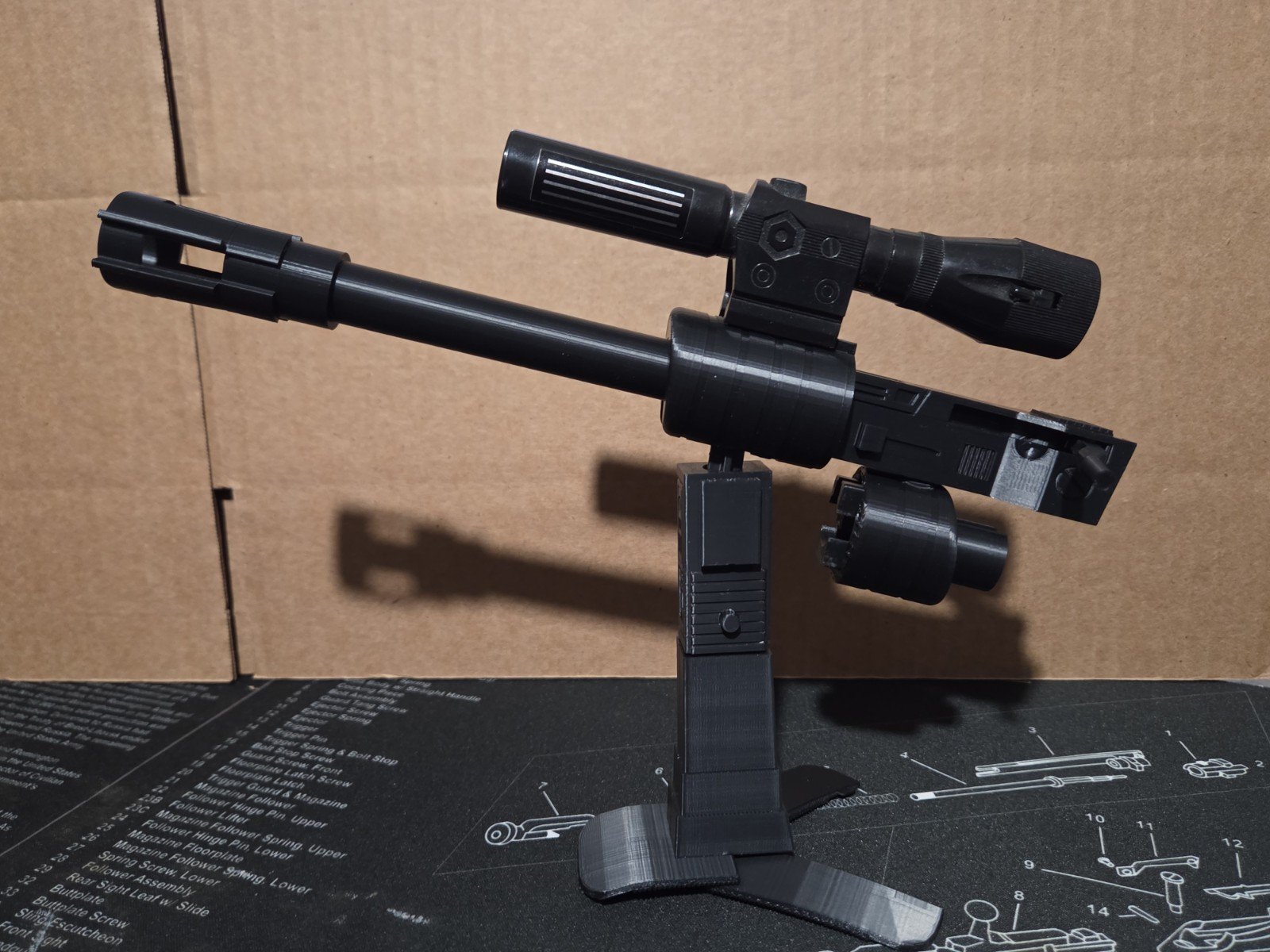 3D Printed Custom Stock & Barrel Extention Kit For Transformers G1 Megatron - Image 9
