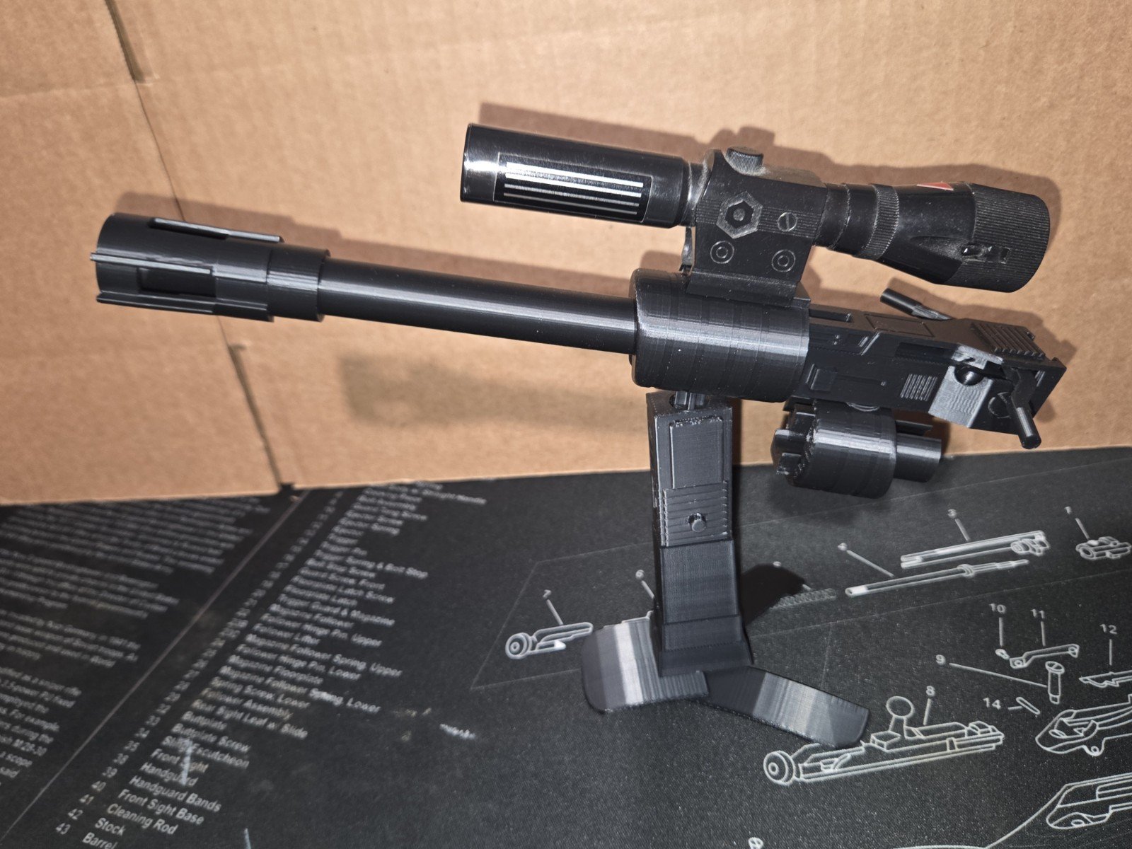 3D Printed Custom Stock & Barrel Extention Kit For Transformers G1 Megatron - Image 10