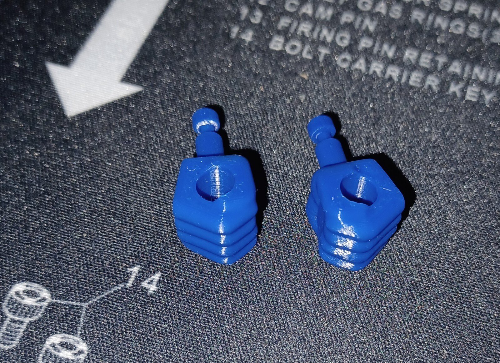 Transformers G1 Blue Hoist 3D PRINTED Upgrades L&R Fist with Gun - 3D PARTS ONLY - Image 2
