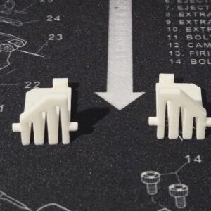 Transformers G1 Ultra Magnus 3D Printed Trailer Arm Holder Grate Clips Set L & R