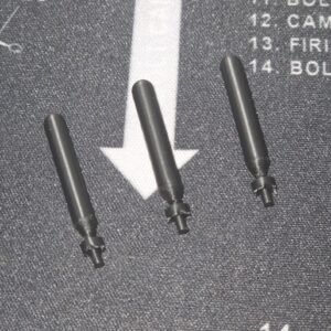 Transformers G1 Roadbuster 3D Printed Replacement Missiles Set Of x3 Black