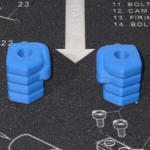 3D Printed Transformers G2 Superion Replacement Fist Left & Right Blue PLA