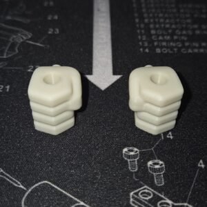 3D Printed Transformers G1 Superion Replacement Fist Left & Right Bone White PLA