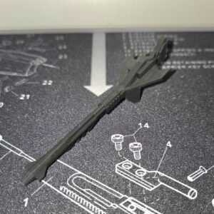 Transformers G1 Rodimus Prime 3D Printed Replacement Gun