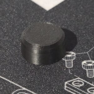 3D PRINTED Replacement Spare Tire For Transformers G1 Hound Jeep Black PLA