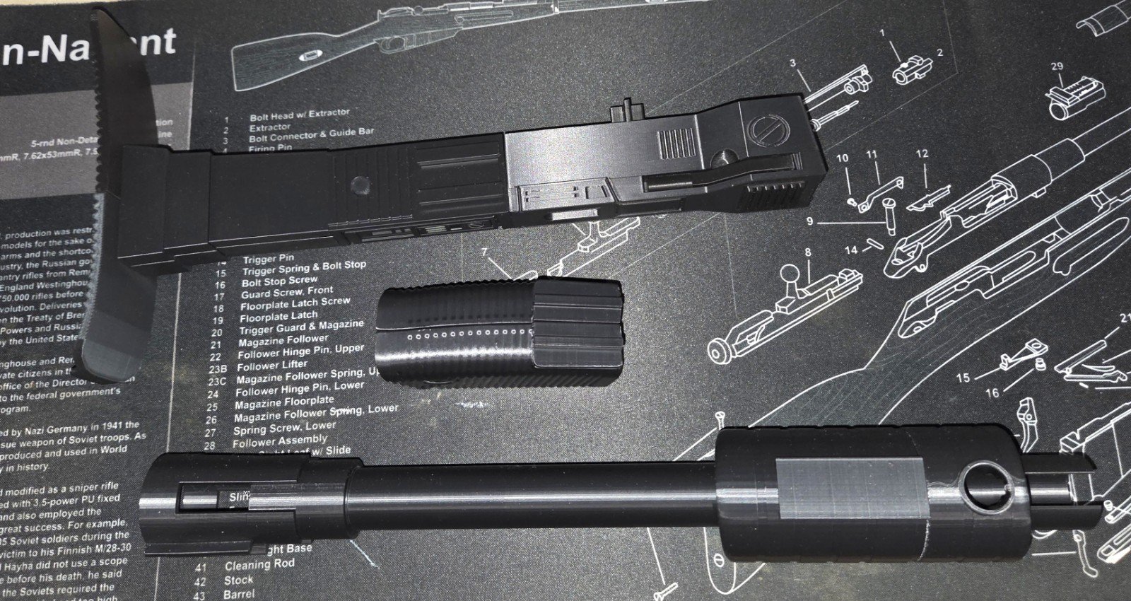 3D Print Transformers MP05 Megatron Stock, Barrel, & Leg Cover Upgrade Kit - Image 2