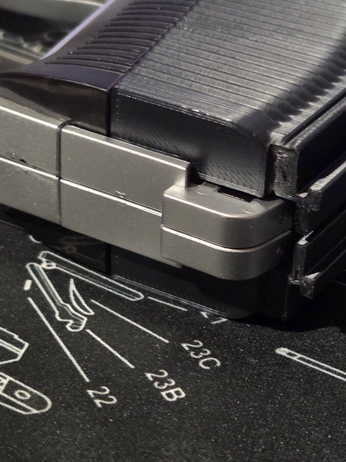 3D Print Transformers MP05 Megatron Stock, Barrel, & Leg Cover Upgrade Kit - Image 8