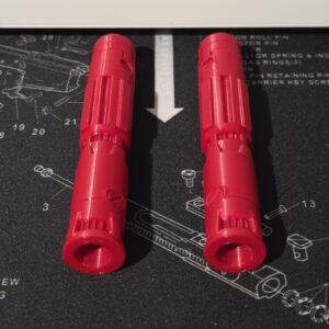 3D Printed Transformers G1 Brave Fortress Maximus Replacement Hip Cannons Set x2