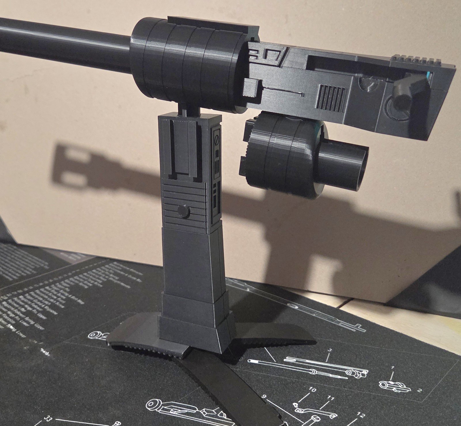 3D Print Transformers MP05 Megatron Stock, Barrel, & Leg Cover Upgrade Kit - Image 19