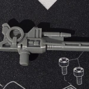 Transformers G1 3D Printed Replacement Fortress Maximus Cerebros Gun Gray PLA
