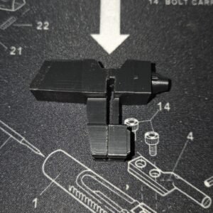 3D Printed Transformers G1 Whirl Paralyzo Box Black & Silver PLA +