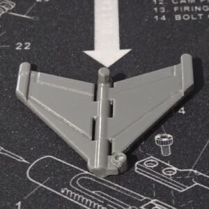 Transformers G1 Octane 3D Printed Replacement Rear Wing