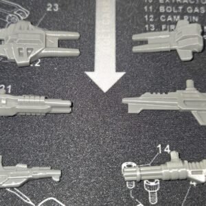 Transformers G1 Monstructor Gray 3D Prints Replacement Weapons All x6 Small Guns