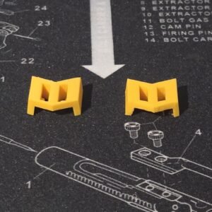 3D Printed Reproduction Transformers G1 Omega Supreme Small Back Clip Set Of x2