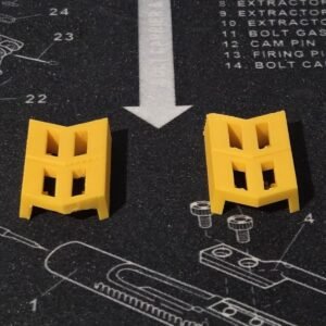 3D Printed Reproduction Transformers G1 Omega Supreme Double Back Clip Set Of x2