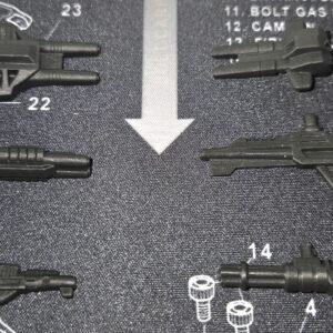 Transformers G1 Dinoking 3D Printed Replacement Small Weapons All x6 Small Guns
