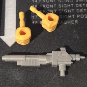 Transformers G1 Sunstreaker 3D Printed Upgraded Hands Left & Right With ML Gun
