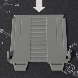 Transformers G1 Optimus Prime Scanned and 3D Printed Gray Trailer Door