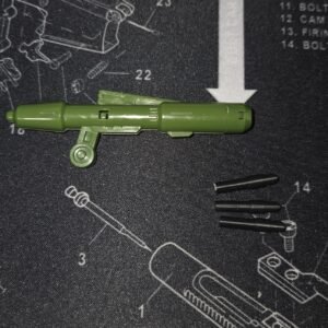 Transformers G1 Roadbuster Non-functional Missile Launcher With 3D Printed Tips