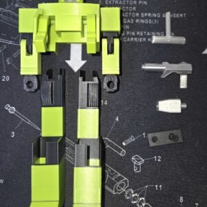 3D Printed Oil Slick Convertion Upgrade Kit Only For eHobby G1 Green Ratchet