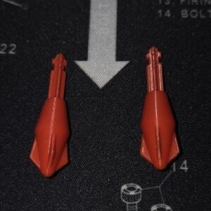 Transformers Reissue Ultra Magnus 3D Printed Upgraded Correct Missiles Set Of x2