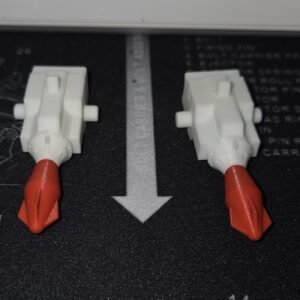Transformers G1 Ultra Magnus 3D Printed NONFUNCTIONAL FUSED Missile Launchers x2
